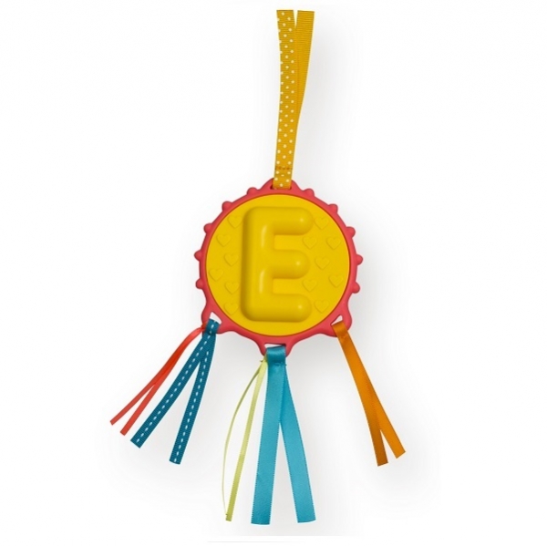 法國ebulobo字母玩具吊飾固齒器-E 