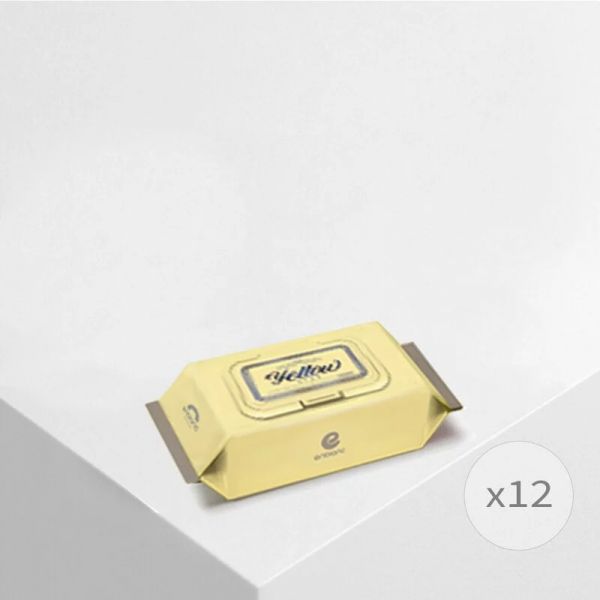 韓國ENBLANC 銀璃子抗菌｜輕厚臘菊｜純水濕紙巾-有蓋隨身包｜20抽12包 