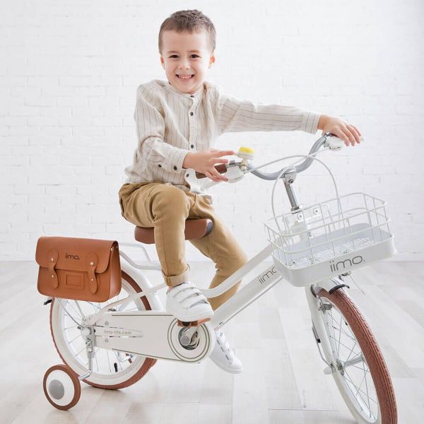 【iimo】兒童腳踏車16吋(時尚白) iimo,兒童腳踏車,16吋,兒童自行車,兒童單車,16",日本,日系腳踏車