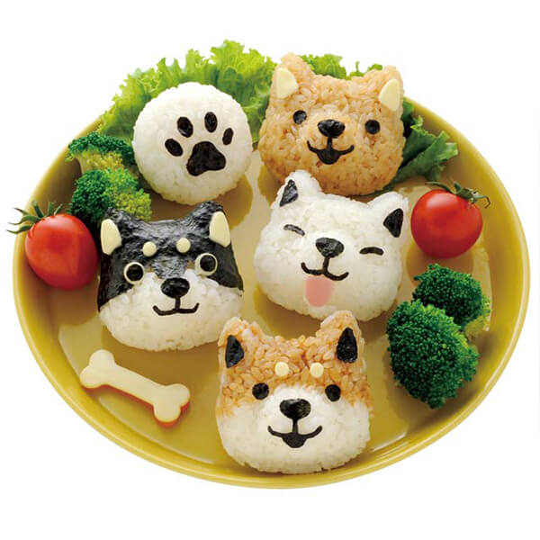 日本Arnest親子料理小物-柴犬飯糰壓模組 