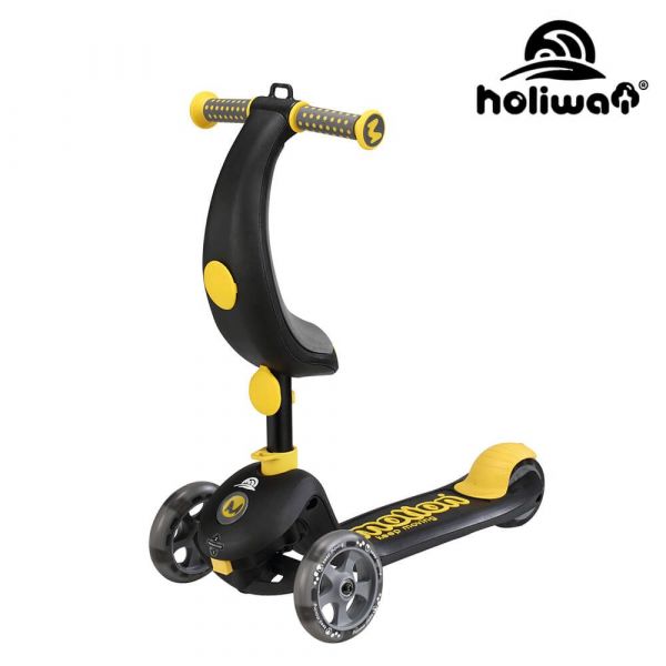 哈樂維HOLIWAY【Motion 4in1】全功能學步滑板車-琥珀黃