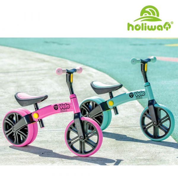 哈樂維HOLIWAY【Y-Volution】Velo Junior Refresh平衡滑步車清新款-精靈藍 