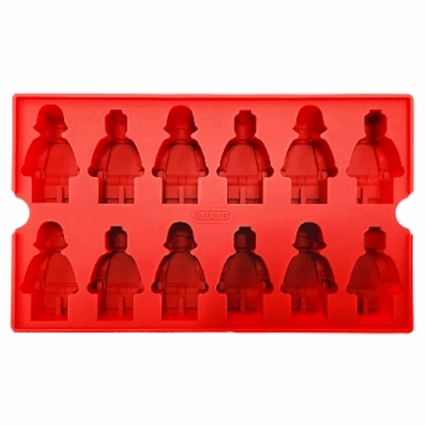OXFORD 公仔人物造型DIY製冰盒矽膠模具-紅(12小格) 