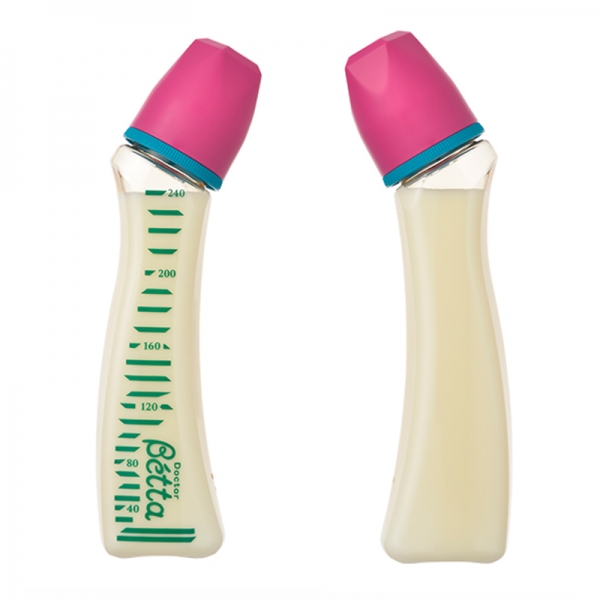 日本Dr.Betta防脹氣奶瓶 Jewel S1-240ml(PPSU)-綠 