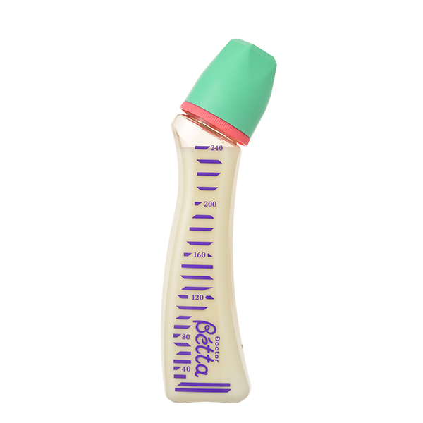 日本Dr.Betta防脹氣奶瓶Jewel S1-240ml(PPSU)-紫 
