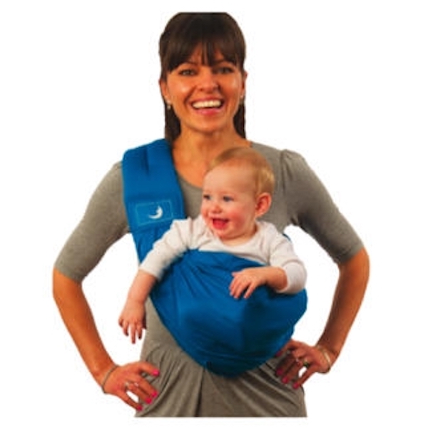 新生兒抱嬰揹巾/揹帶(3.5-15kg)輕盈版藍綠色 