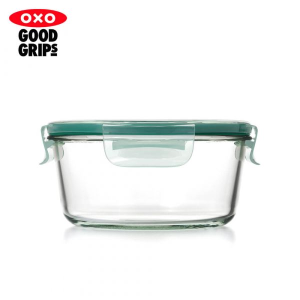 OXO耐熱玻璃保鮮盒-圓形1.65L 