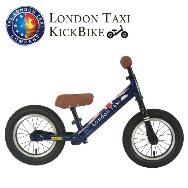 英國London Taxi 專業充氣胎幼兒平衡滑步車-藍 