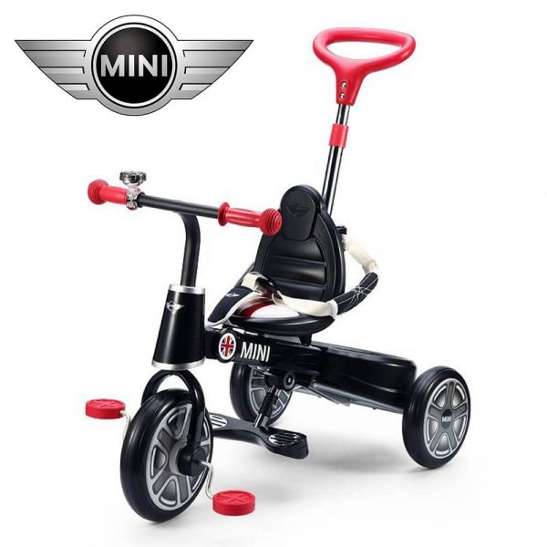 【Mini Cooper】折疊三輪車10吋(黑) minicooper,MINI,兒童折疊三輪車,摺疊,寶馬,童車