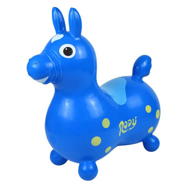 義大利RODY 跳跳馬（附 打氣筒）-藍色