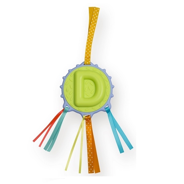 法國ebulobo字母玩具吊飾固齒器-D 