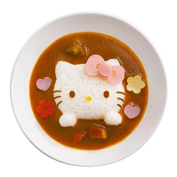 日本Hello Kitty 咖哩飯糰壓模 