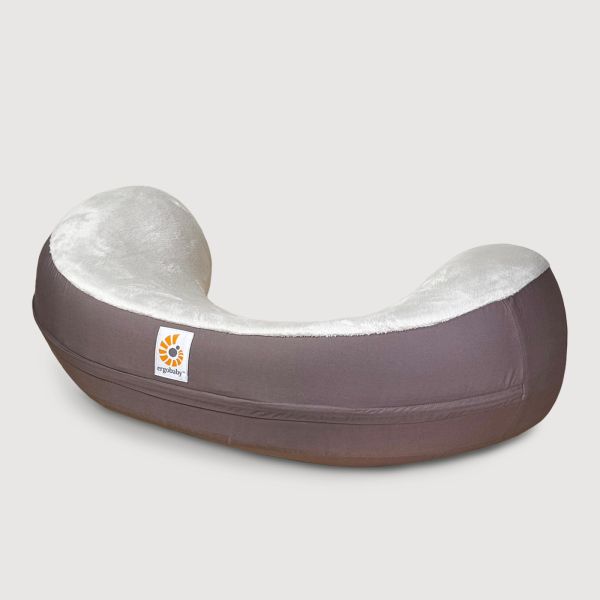 ERGObaby自然曲線哺乳枕/授乳枕-灰色 