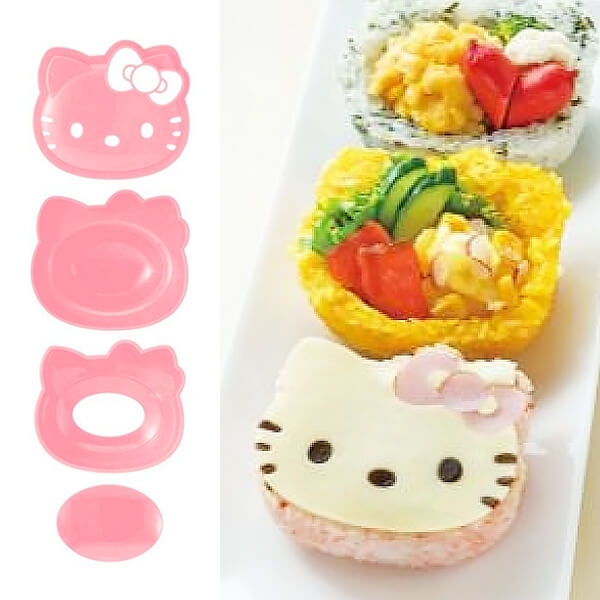 Hello Kitty飯糰壓模(頭型/粉) 