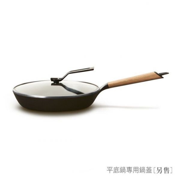 Vermicular 日本製琺瑯鑄鐵平底鍋26cm-橡木 