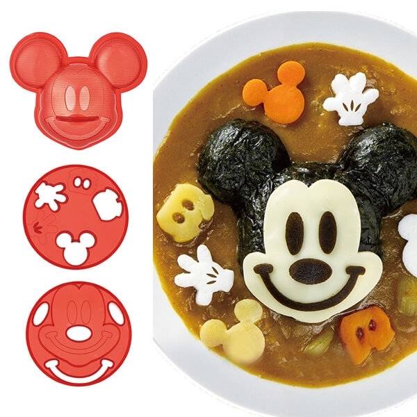 Disney迪士尼 米奇 咖哩飯糰壓模組 