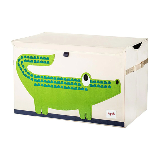 加拿大 3 Sprouts玩具收納箱-鱷魚 台灣授權代理商 