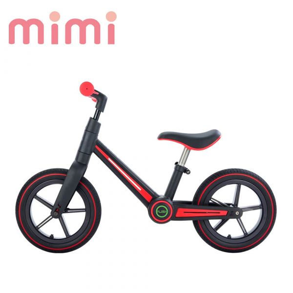 【mimi】日本輕量折疊攜帶式滑步車(防爆膠)-熱血紅 mimi-trike,FFB12,兒童滑步車,平衡滑步車,幼童滑步車,兒童平衡車,日本滑步車,push bike,mimi,push bike