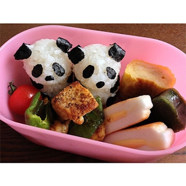 日本Arnest親子創意料理好物-熊貓飯糰壓模組 