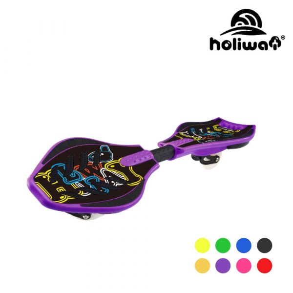 哈樂維HOLIWAY【MIT】陸上衝浪板(蛇板)-紫 