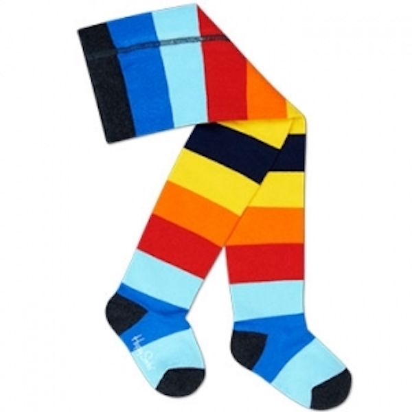 Happy Socks【亮彩條紋】褲襪/襪子1入 - (12-18m) 