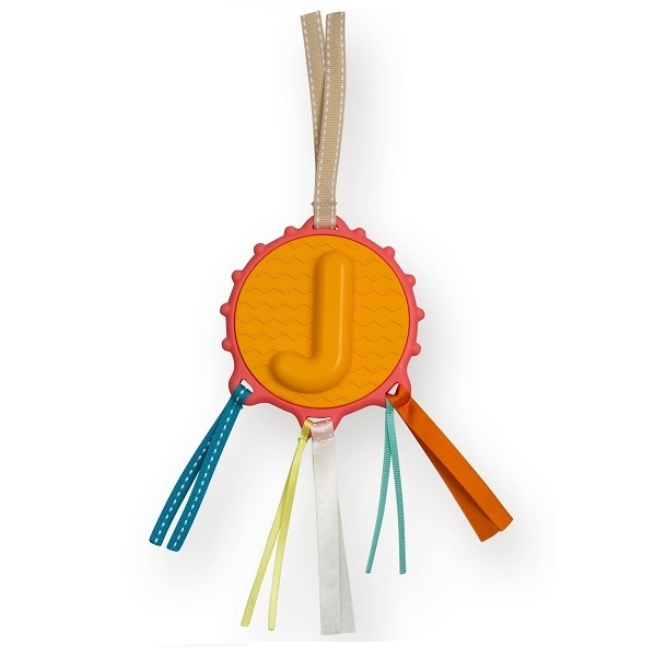法國ebulobo字母玩具吊飾固齒器-J 