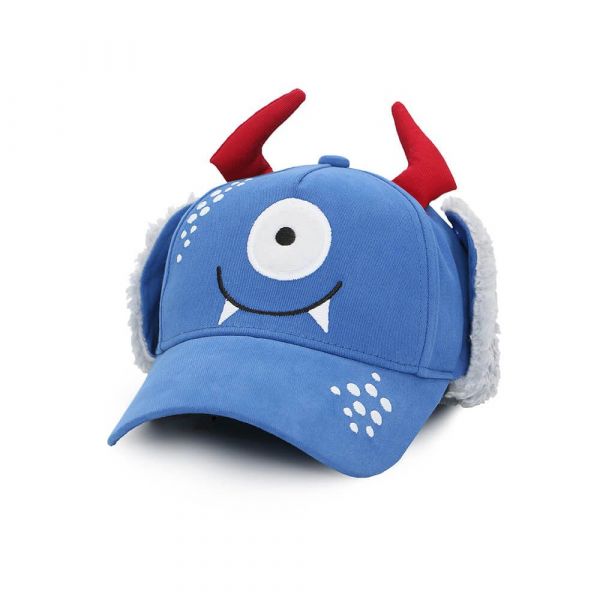 Flapjack 3D造型遮耳棒球帽-小怪獸 