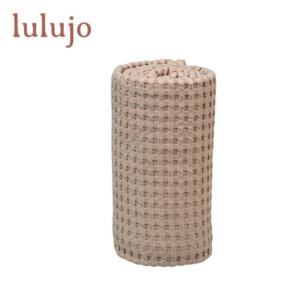 【lulujo】透氣華夫格鬆餅格紋毯(暖沙棕)