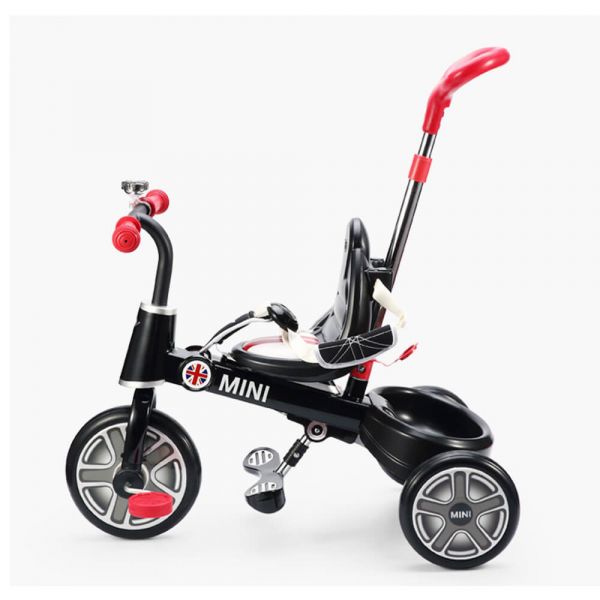 【Mini Cooper】折疊三輪車10吋(黑) minicooper,MINI,兒童折疊三輪車,摺疊,寶馬,童車