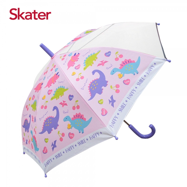 日本Skater兒童雨傘-粉恐龍(50cm) 