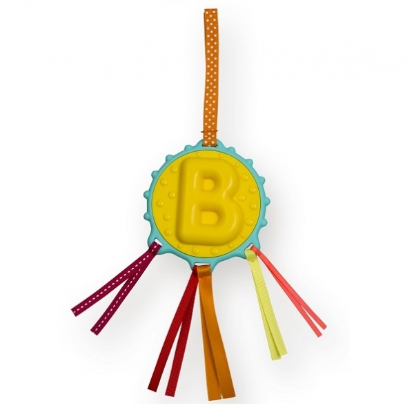 法國ebulobo字母玩具吊飾固齒器-B 