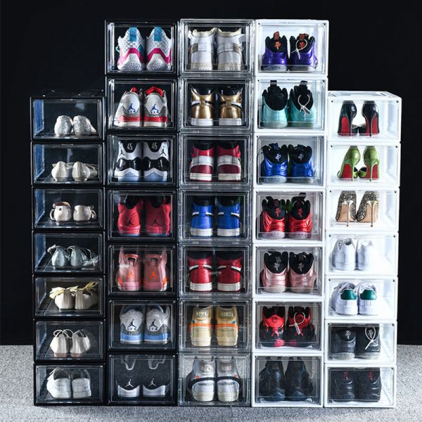 磁吸鞋盒 防塵鞋盒、展示鞋盒、收納盒、加厚鞋盒