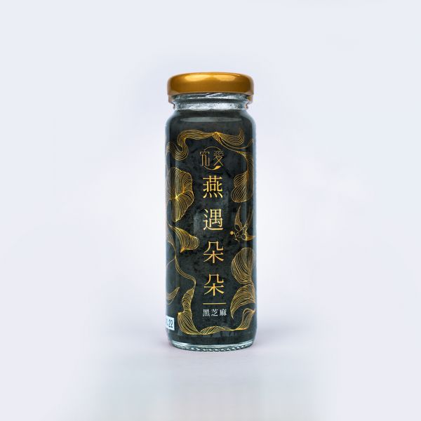 【究愛燕窩】含10g珍貴燕盞鮮燉燕窩飲-黑芝麻(130ml/瓶) 