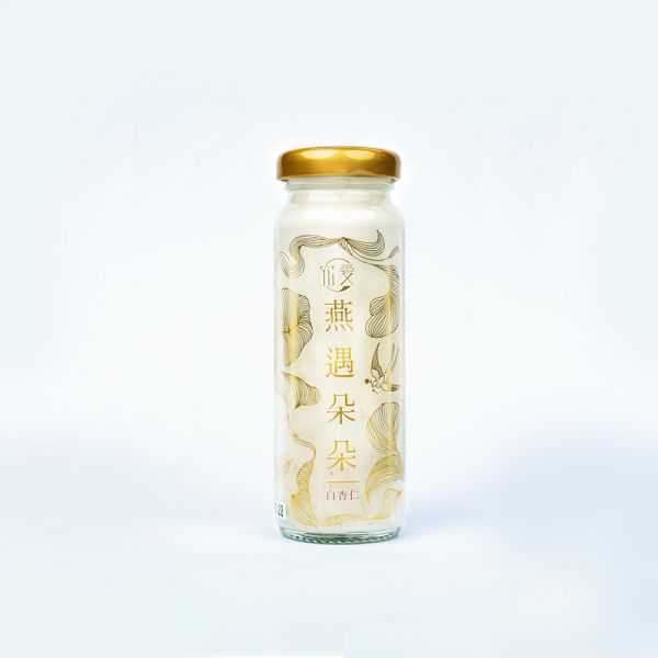 【究愛燕窩】含10g珍貴燕盞鮮燉燕窩飲-白杏仁(130ml/瓶) 