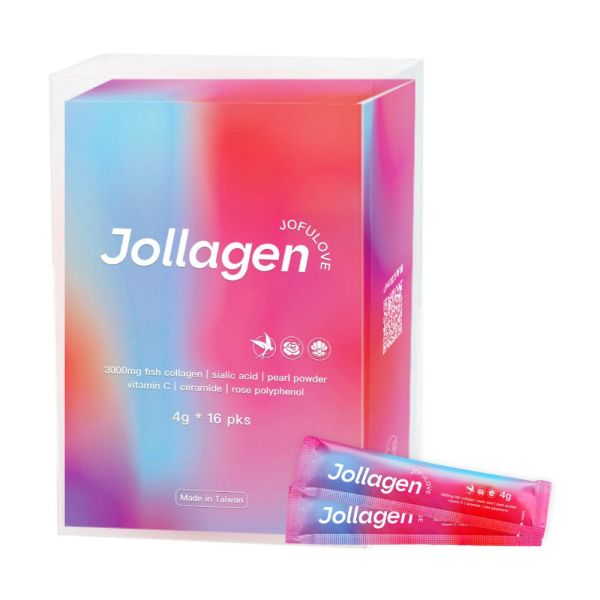 【歡慶母親節】Jollagen玫瑰燕窩膠原蛋白(4g*16/盒)+鮮燉品組合 