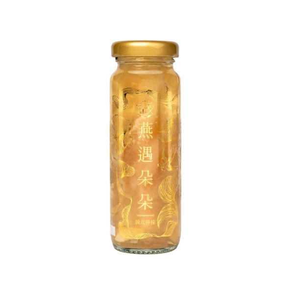 【究愛燕窩】含10g珍貴燕盞鮮燉燕窩飲-陳皮檸檬(130ml/瓶) 