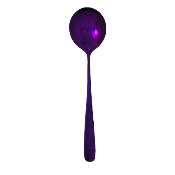 Colorful 鈦金圓頭勺。紫羅蘭 