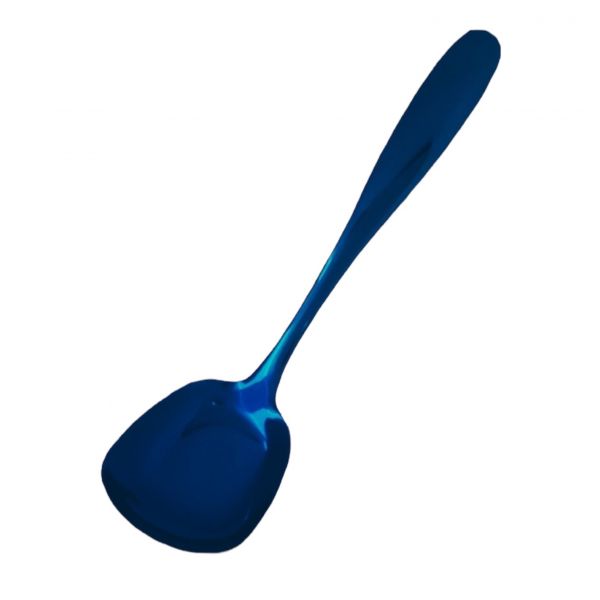 Spoon 鈦金中式平底勺。寶石藍 