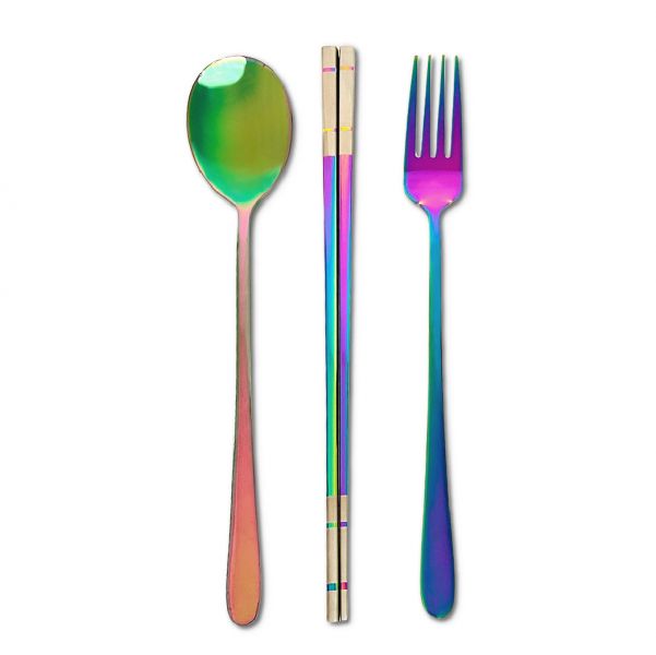 My Color餐具【經典】套組–七色選贈自選餐具袋&精美禮盒 