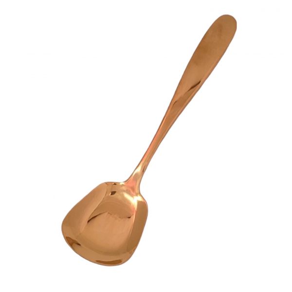 Spoon 鈦金中式平底勺。玫瑰金 