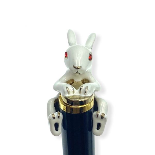 紅寶石月兔旋轉式原子筆 