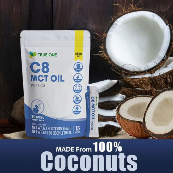 Coconut Pure C8 MCT Oil Travel Pack (Per bag: 10ml*15 pcs) mct c8 oil,mct oil benefit,coconut mct oil,best mct oil,pure c8 mct oil,mct oil,bulletproof coffee,mct oil keto,keto diet,coconut oil,MCT Oil factory, guide, wholesaler, distributor, OEM, ODM