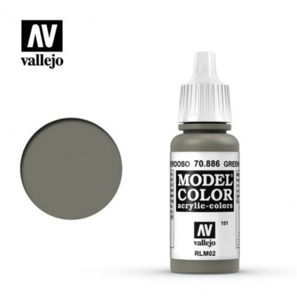 Acrylicos Vallejo AV水漆 模型色彩 Model Color 101 #70886 重綠灰色 17ml Acrylicos Vallejo,模型色彩,Model Color,101,#,70886,重綠灰色,17ml, AV水漆