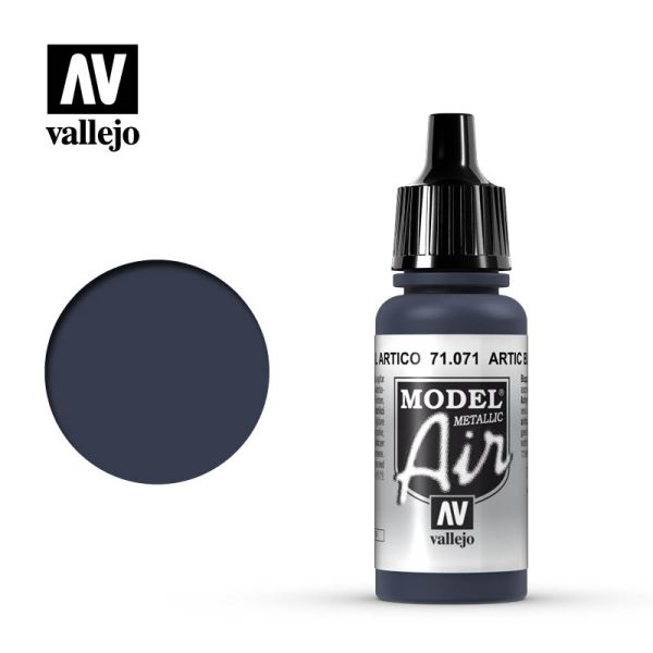 Acrylicos Vallejo 71071 模型噴塗色彩 Model Air-北極藍 金屬色 Artic Blue-17 ml. Acrylicos,Vallejo,71071,模型,噴塗,色彩,Model Air,北極藍,金屬色,Artic Blue,17 ml.,