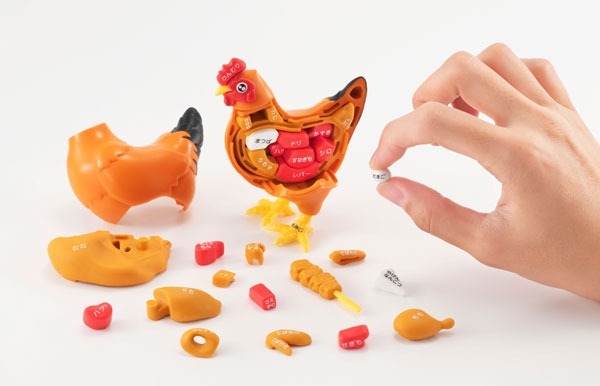 MegaHouse 桌遊 買一整隻 烤雞立體拼圖 益智玩具 MegaHouse,一頭買,立體拚圖