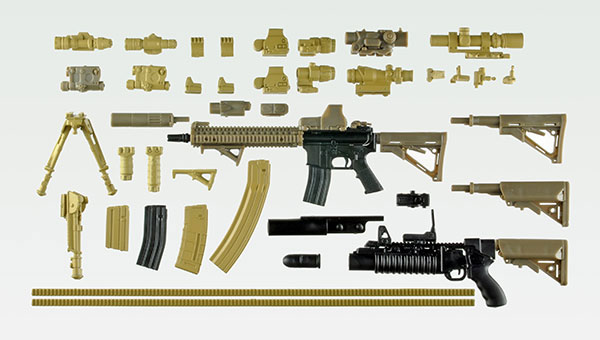 TOMYTEC 1/12 迷你武裝 LS05 M4A1型 朝戶末世 任務包 組裝模型 TOMYTEC,1/12,迷你武裝,LS05,M4A1型,朝戶末世,任務包,組裝模型,