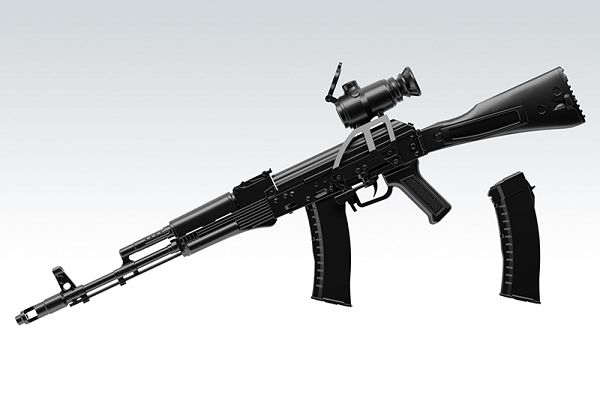 TOMYTEC 1/12 迷你武裝 LA060 AK74M型 突擊步槍 組裝模型 TOMYTEC 1/12 迷你武裝 LA060 AK74M型 突擊步槍 組裝模型