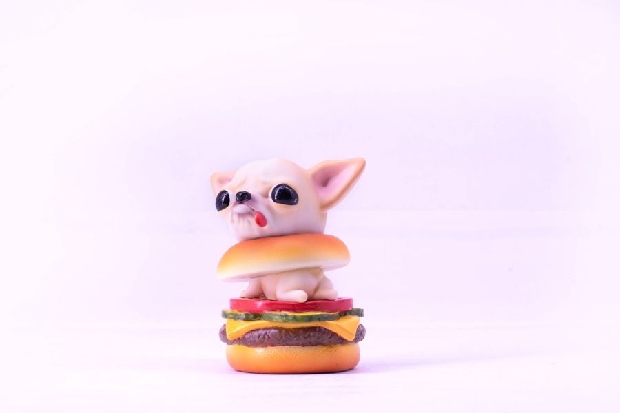 bid Toys 粗豬食堂 吉式漢堡 已塗裝完成品 bid Toys,粗豬食堂,吉式漢堡