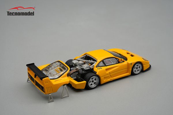Tecnomodel 1/64 法拉利 Ferrari F40 LM 1996 Press version 黃色 Tecnomodel 1/64 法拉利 Ferrari F40 LM 1996 Press version 黃色