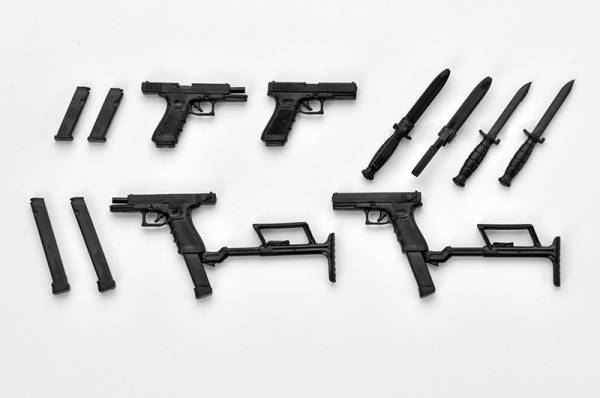 TOMYTEC 1/12 迷你武裝 LA028 克拉克 格羅克17・18C型 Tomytec,1/12 ,迷你武裝,迷你武器,LA028 ,Glock, 17, 18C ,Type